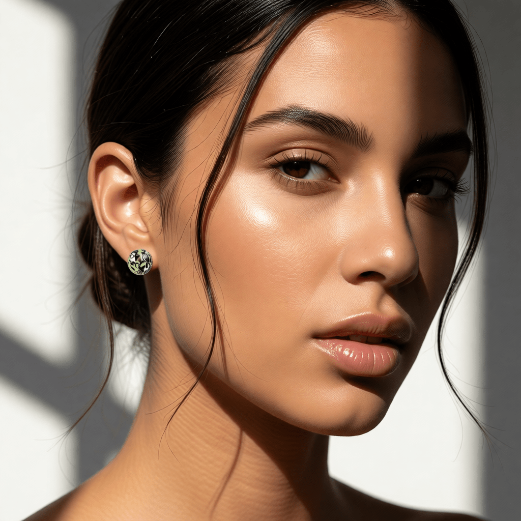 Stalen Bolletjes Oorstekers Spetter – 6mm - Aramat Jewels - Oorbellen - cadeautip