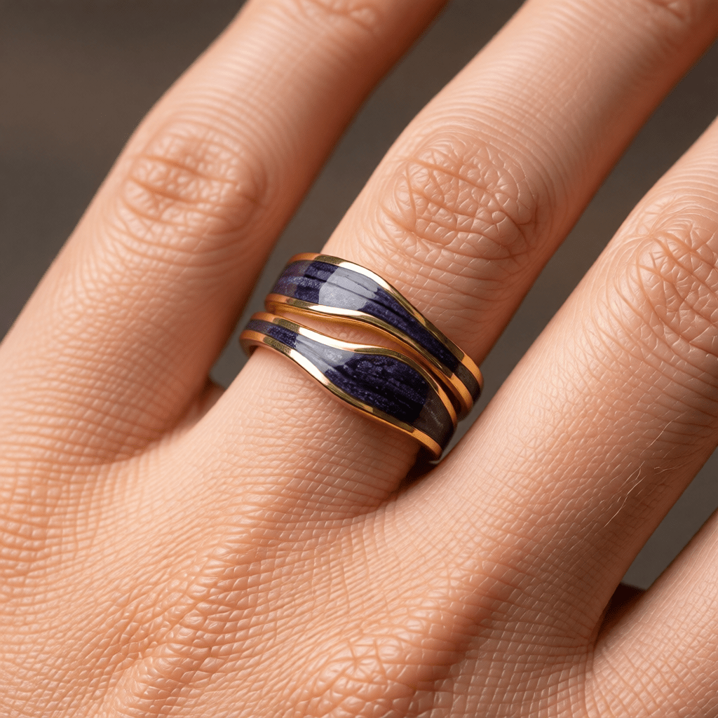 Stalen Damesring - Parelmoer - 14mm - Verstelbaar - Aramat Jewels - Ringen - cadeautip