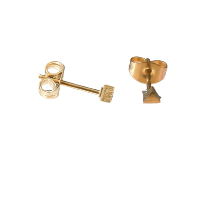 Een paar gouden oorbellen