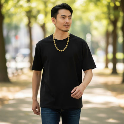 Stalen Fantasie Ketting met Grieks Motief - Aramat Jewels - Halskettingen - cadeautip