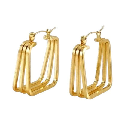 Statement oorringen dames vierkant - 27mm - oor6400 - 69932 - Oorringen kopen# - 27mm - alles - cadeau