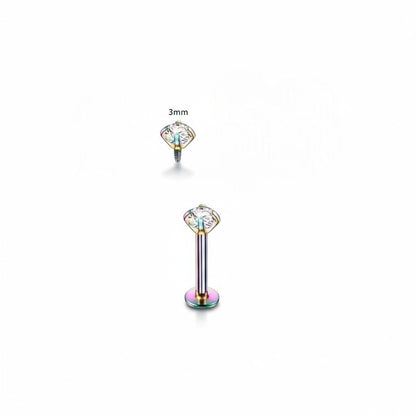 Tragus Helix Piercing – Multikleur – AB Zirkonia - Aramat Jewels - Piercings - cadeautip