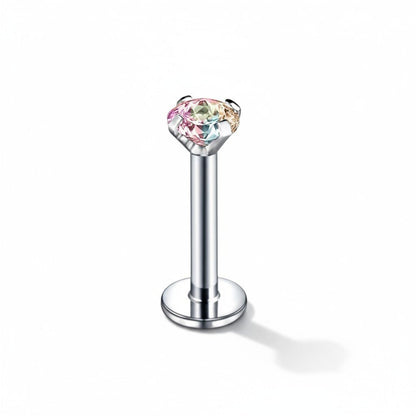 Tragus Helix Piercing Zilver AB Zirkonia 6mm 3mm - Aramat Jewels - Piercings - cadeautip