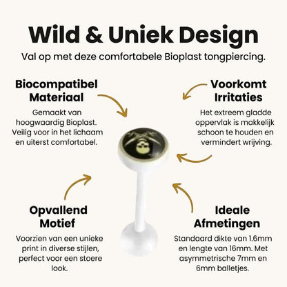 Oortelefoon met schedel en gekruiste botten