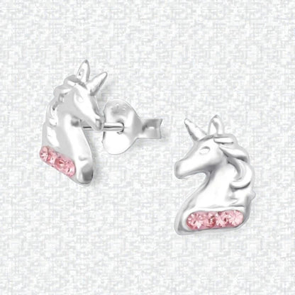 Unieke Zilveren Unicorn Oorbellen - Tijdloos & Elegant - Aramat Jewels - Oorbellen - cadeautip