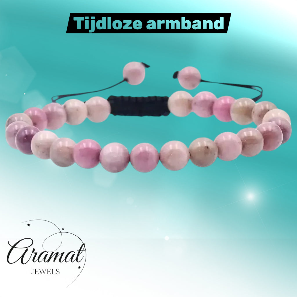 Adjustable Rhodochrosite Natural Stone Bracelet