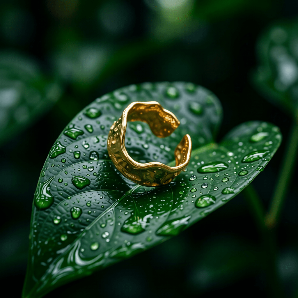 Verstelbare RVS Damesring met Getrommeld Design - 11mm breed - Aramat Jewels - Ringen - cadeautip