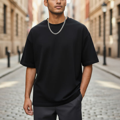 Modern Silver-Colored Gourmet Necklace Stainless Steel