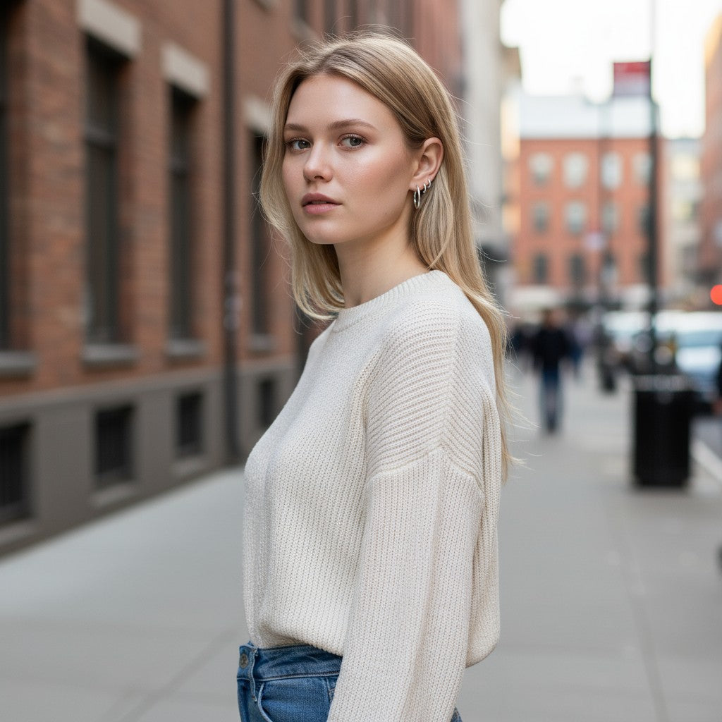 Metal Earrings Silver Colored 25mm Folding Hinge