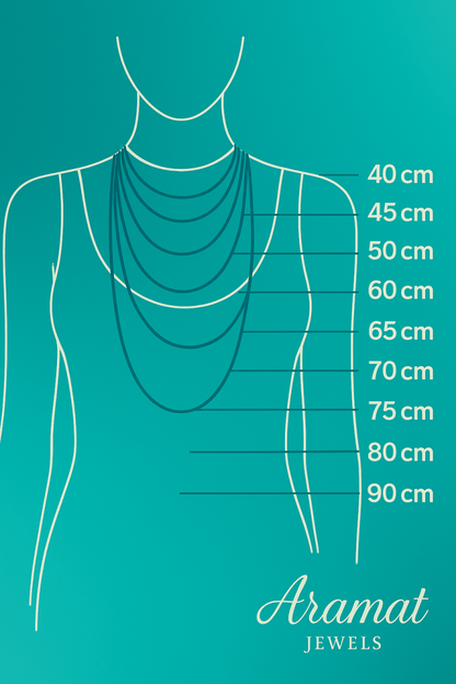 Vossenstaart Halsketting RVS 75 cm – 10 mm - Aramat Jewels - Halskettingen - cadeautip