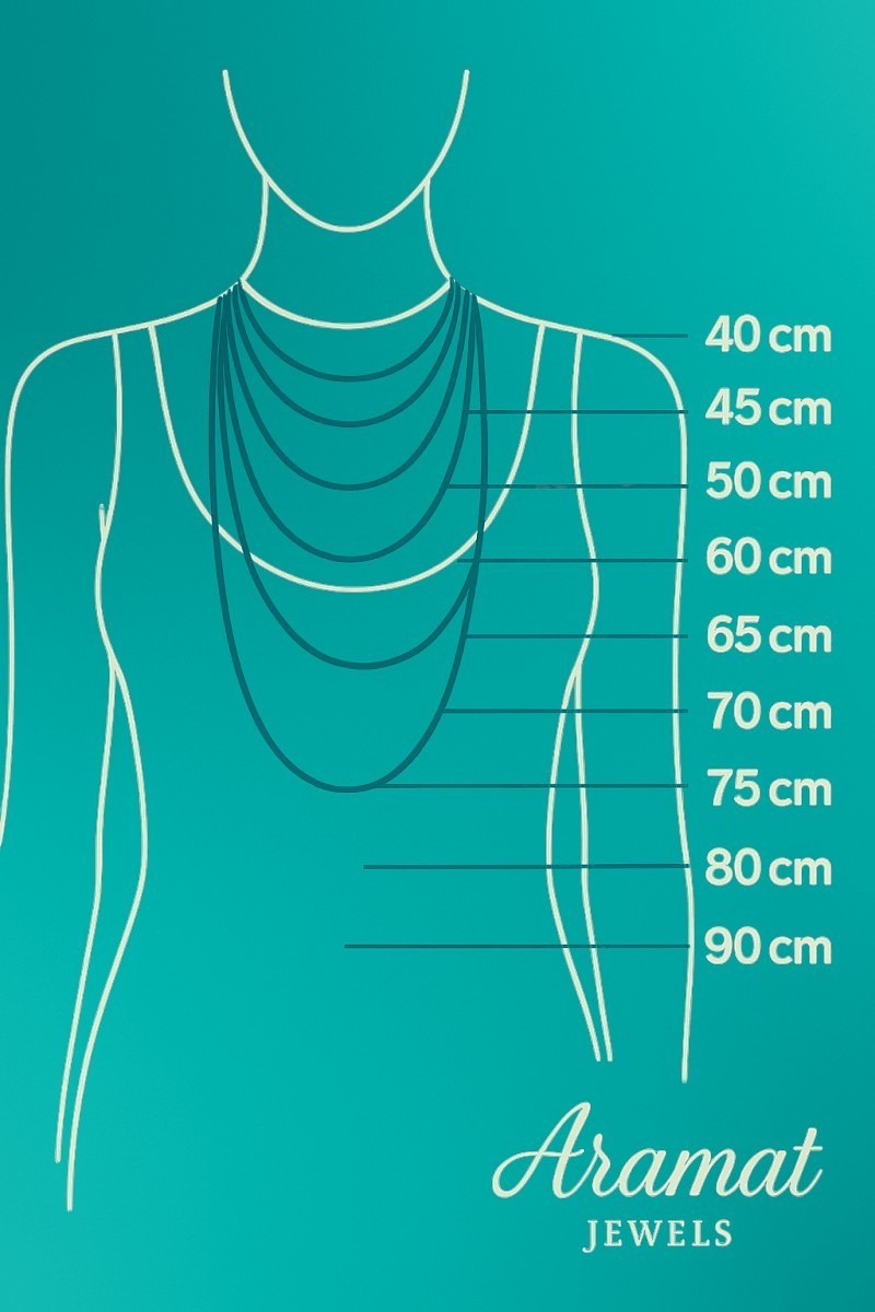 Vossenstaart Halsketting RVS 75 cm – 10 mm - Aramat Jewels - Halskettingen - cadeautip