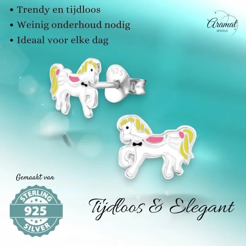 Carrousel paarden oorbellen.