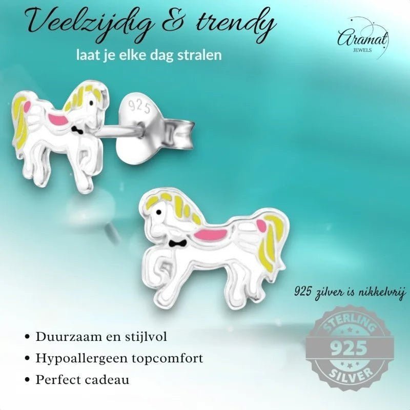 Carrousel paarden oorbellen.