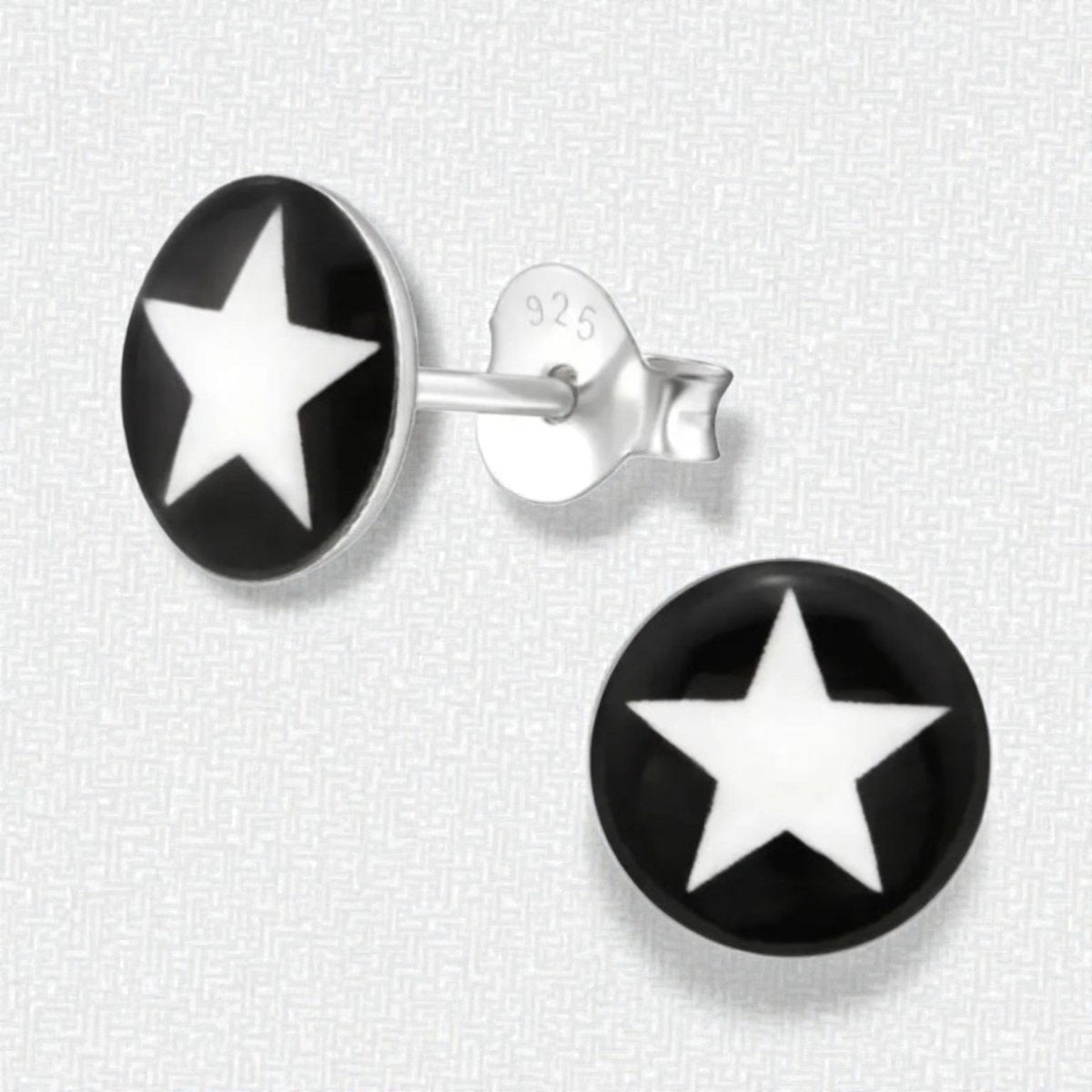 Zilveren Ster Oorbellen - Aramat Jewels Set - Aramat Jewels - Oorbellen - cadeautip