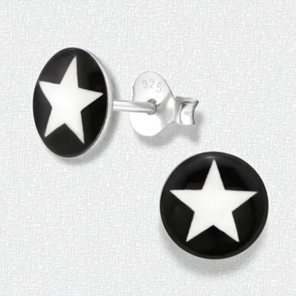 Zilveren Ster Oorbellen - Aramat Jewels Set - Aramat Jewels - Oorbellen - cadeautip