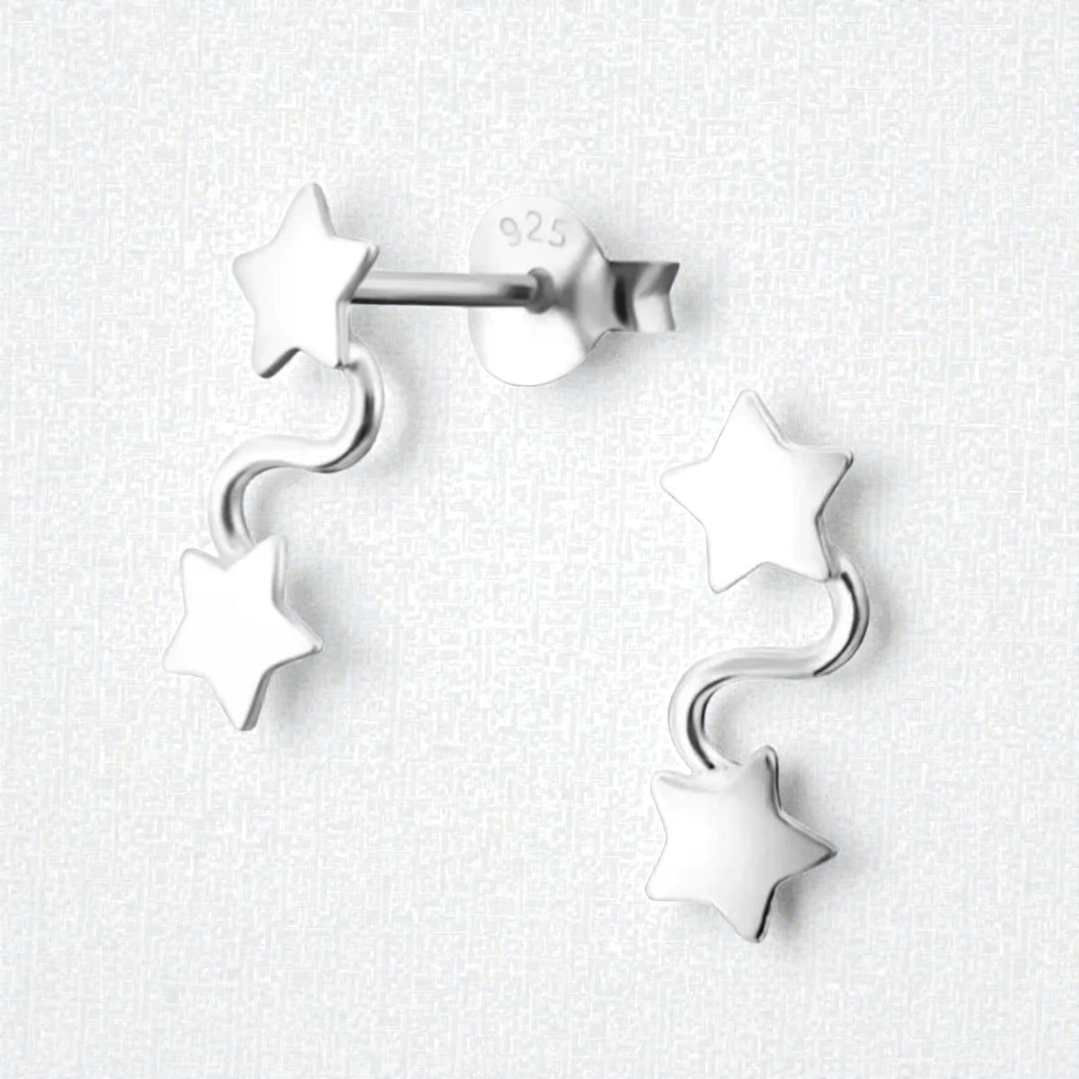 Silver Star Earrings from Aramat Jewels®