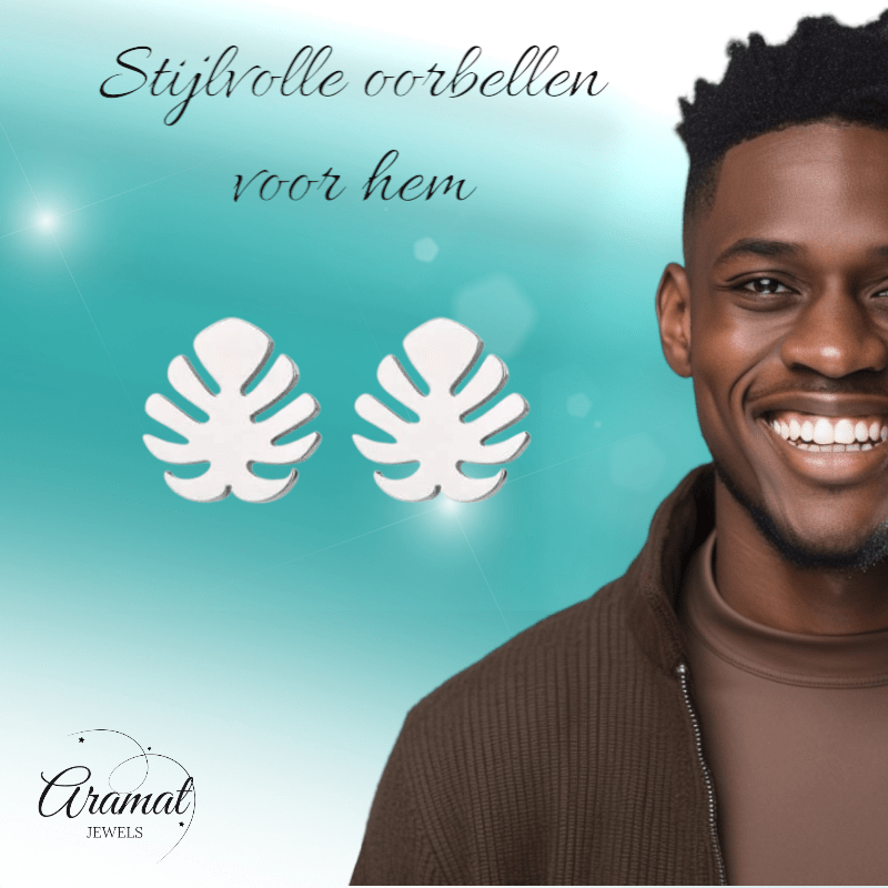 Zilverkleurige blad oorbellen Ø10 mm - oor4237 - Oorbellen kopen# - 10mm - alles - blad