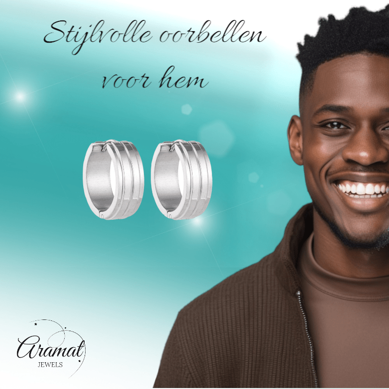 Zilverkleurige RVS Klapcreolen - 20 mm - oor5820 - se41103 - Oorringen kopen# - 20mm - 7mm - alles