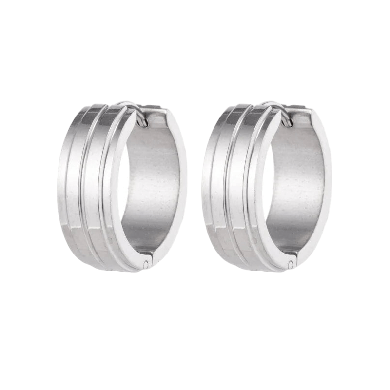 Zilverkleurige RVS Klapcreolen - 20 mm - oor5820 - se41103 - Oorringen kopen# - 20mm - 7mm - alles