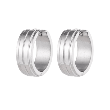 Zilverkleurige RVS Klapcreolen - 20 mm - oor5820 - se41103 - Oorringen kopen# - 20mm - 7mm - alles