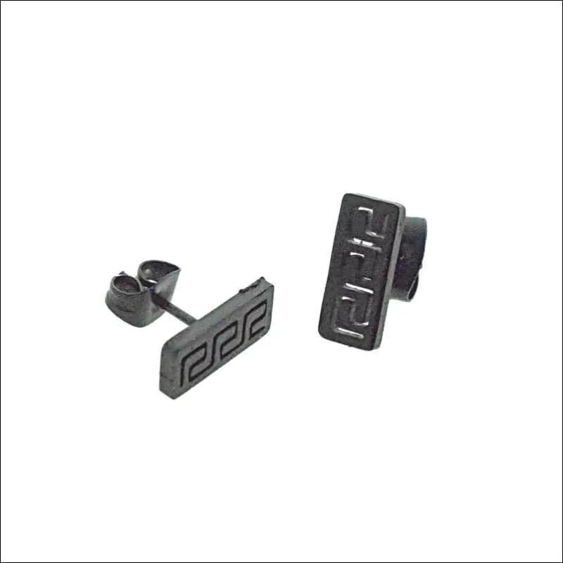 Een paar zwarte plastic clips