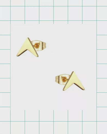Steel Arrow Earrings