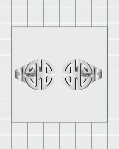 Stainless Steel Earrings fantasy motif